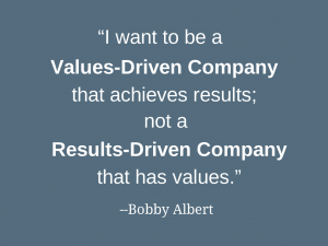 “I want to be a Values-Driven