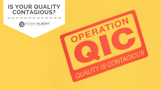 Bobby Albert describes Operation QIC Day and how he taught his employees the importance of quality and its impact on his business!