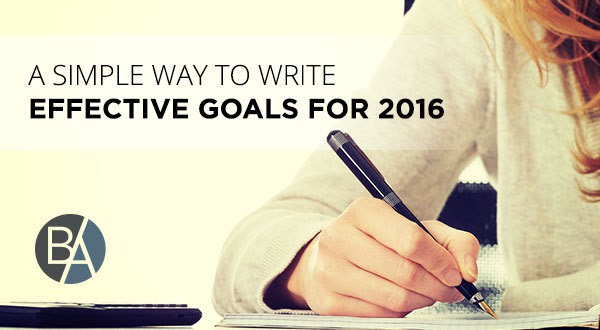 Bobby Albert explains how every person can write the most effective goals ever for 2016 by acting upon these two steps.