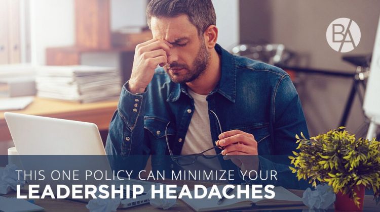 Bobby discusses how every leader can better manage employee expectations and minimize leadership headaches with a One-Over-One policy for three three reasons!